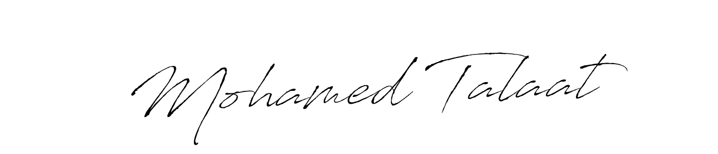 How to make Mohamed Talaat name signature. Use Antro_Vectra style for creating short signs online. This is the latest handwritten sign. Mohamed Talaat signature style 6 images and pictures png