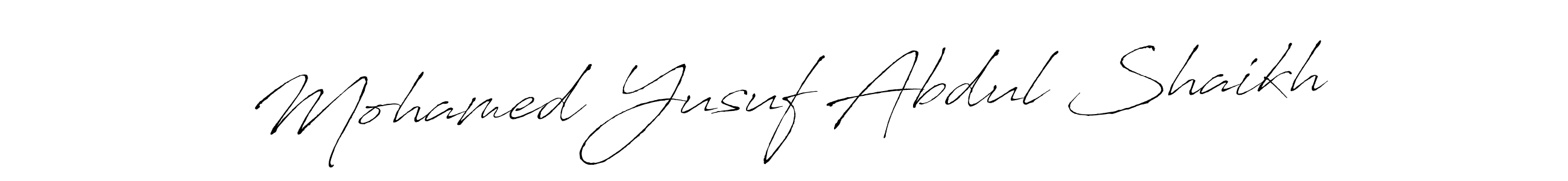 It looks lik you need a new signature style for name Mohamed Yusuf Abdul Shaikh. Design unique handwritten (Antro_Vectra) signature with our free signature maker in just a few clicks. Mohamed Yusuf Abdul Shaikh signature style 6 images and pictures png