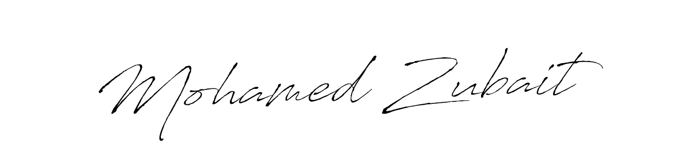 Mohamed Zubait stylish signature style. Best Handwritten Sign (Antro_Vectra) for my name. Handwritten Signature Collection Ideas for my name Mohamed Zubait. Mohamed Zubait signature style 6 images and pictures png