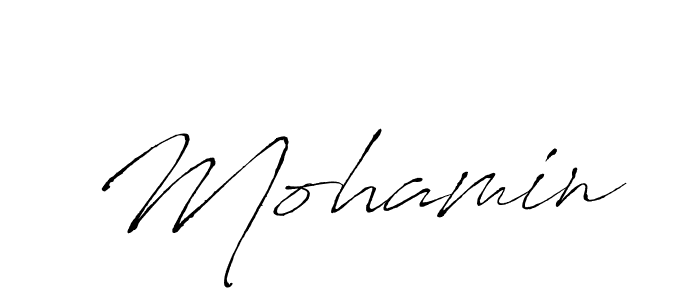 How to make Mohamin name signature. Use Antro_Vectra style for creating short signs online. This is the latest handwritten sign. Mohamin signature style 6 images and pictures png