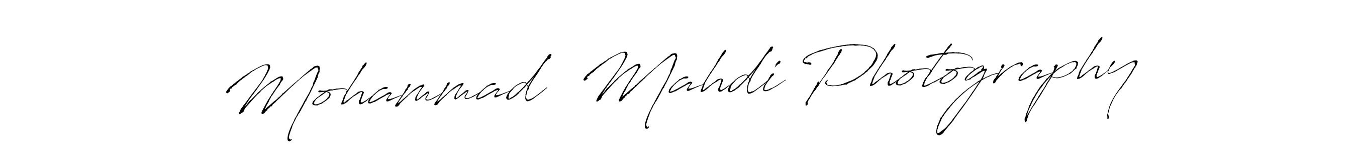 Antro_Vectra is a professional signature style that is perfect for those who want to add a touch of class to their signature. It is also a great choice for those who want to make their signature more unique. Get Mohammad  Mahdi Photography name to fancy signature for free. Mohammad  Mahdi Photography signature style 6 images and pictures png