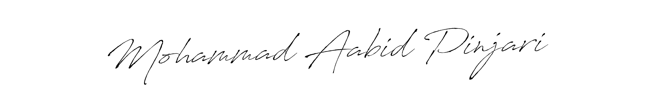 Also we have Mohammad Aabid Pinjari name is the best signature style. Create professional handwritten signature collection using Antro_Vectra autograph style. Mohammad Aabid Pinjari signature style 6 images and pictures png