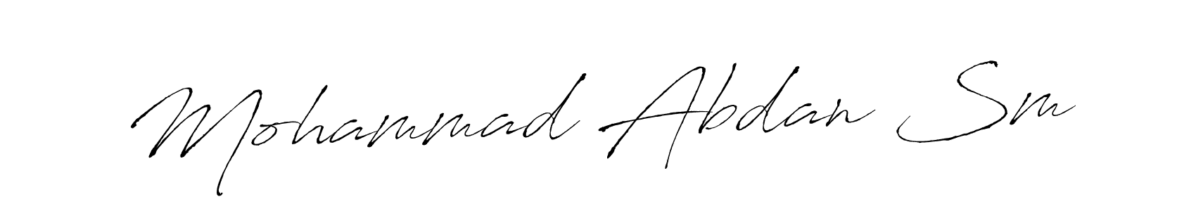 You can use this online signature creator to create a handwritten signature for the name Mohammad Abdan Sm. This is the best online autograph maker. Mohammad Abdan Sm signature style 6 images and pictures png