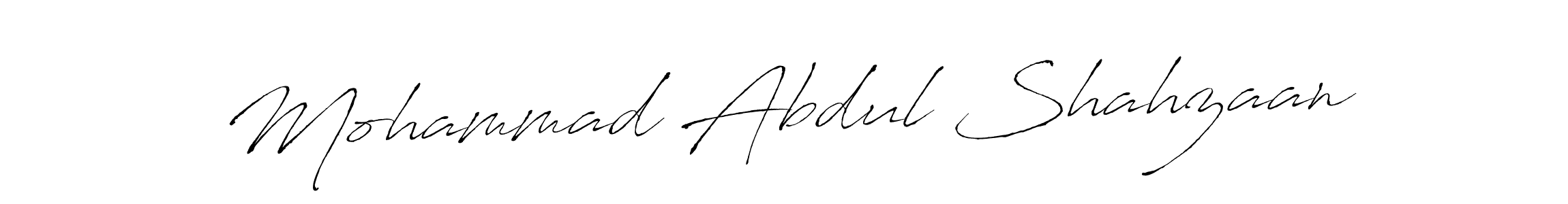 Design your own signature with our free online signature maker. With this signature software, you can create a handwritten (Antro_Vectra) signature for name Mohammad Abdul Shahzaan. Mohammad Abdul Shahzaan signature style 6 images and pictures png