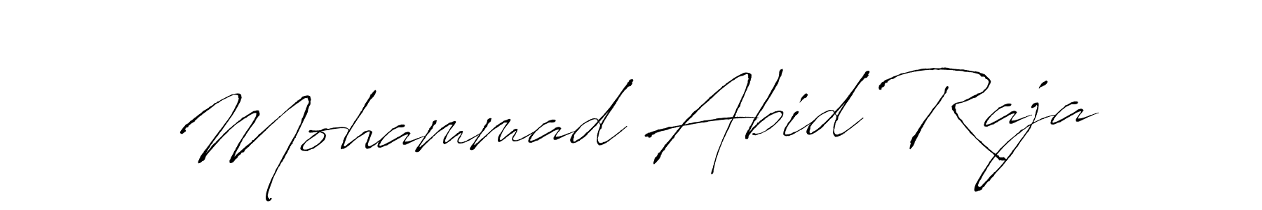 Mohammad Abid Raja stylish signature style. Best Handwritten Sign (Antro_Vectra) for my name. Handwritten Signature Collection Ideas for my name Mohammad Abid Raja. Mohammad Abid Raja signature style 6 images and pictures png