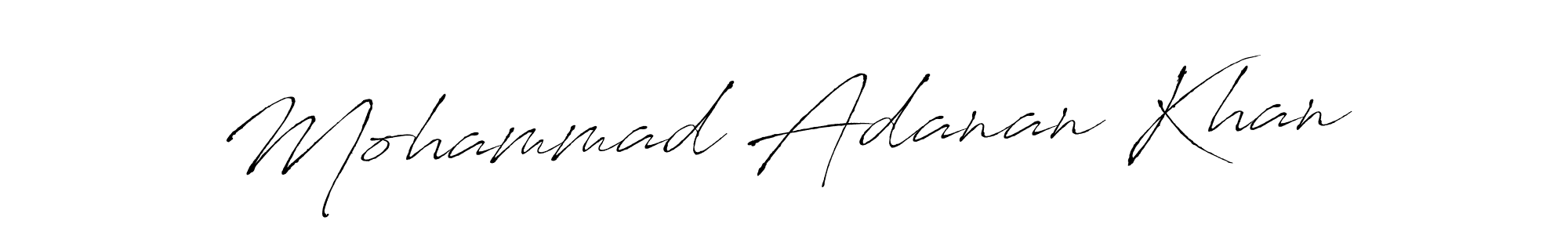 Similarly Antro_Vectra is the best handwritten signature design. Signature creator online .You can use it as an online autograph creator for name Mohammad Adanan Khan. Mohammad Adanan Khan signature style 6 images and pictures png