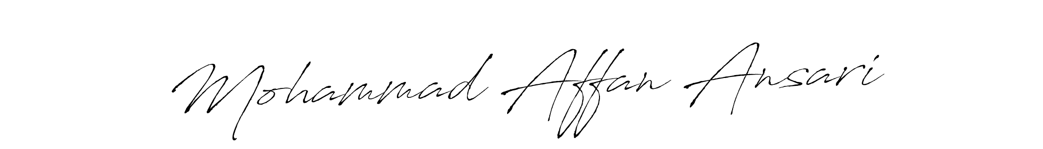 Make a beautiful signature design for name Mohammad Affan Ansari. Use this online signature maker to create a handwritten signature for free. Mohammad Affan Ansari signature style 6 images and pictures png