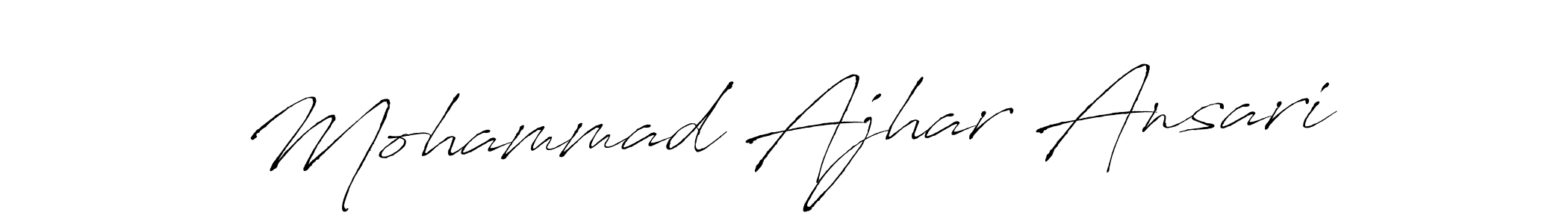 Once you've used our free online signature maker to create your best signature Antro_Vectra style, it's time to enjoy all of the benefits that Mohammad Ajhar Ansari name signing documents. Mohammad Ajhar Ansari signature style 6 images and pictures png