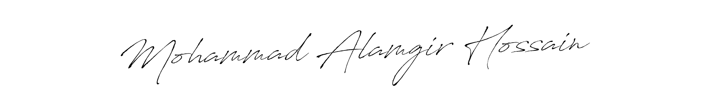 Mohammad Alamgir Hossain stylish signature style. Best Handwritten Sign (Antro_Vectra) for my name. Handwritten Signature Collection Ideas for my name Mohammad Alamgir Hossain. Mohammad Alamgir Hossain signature style 6 images and pictures png