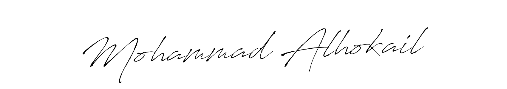 Use a signature maker to create a handwritten signature online. With this signature software, you can design (Antro_Vectra) your own signature for name Mohammad Alhokail. Mohammad Alhokail signature style 6 images and pictures png