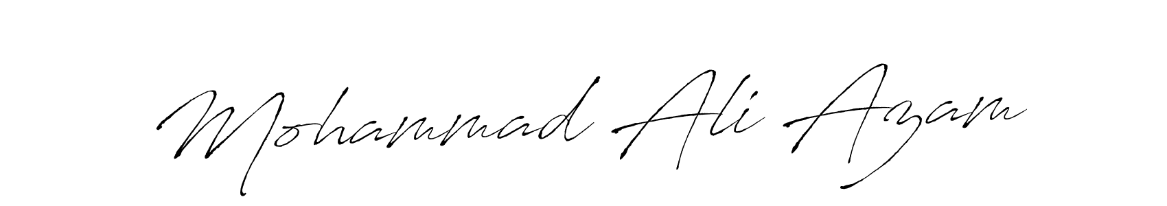 Create a beautiful signature design for name Mohammad Ali Azam. With this signature (Antro_Vectra) fonts, you can make a handwritten signature for free. Mohammad Ali Azam signature style 6 images and pictures png