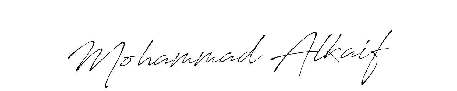 Create a beautiful signature design for name Mohammad Alkaif. With this signature (Antro_Vectra) fonts, you can make a handwritten signature for free. Mohammad Alkaif signature style 6 images and pictures png