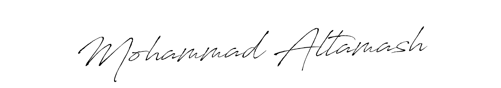 Also we have Mohammad Altamash name is the best signature style. Create professional handwritten signature collection using Antro_Vectra autograph style. Mohammad Altamash signature style 6 images and pictures png