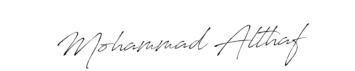 Antro_Vectra is a professional signature style that is perfect for those who want to add a touch of class to their signature. It is also a great choice for those who want to make their signature more unique. Get Mohammad Althaf name to fancy signature for free. Mohammad Althaf signature style 6 images and pictures png