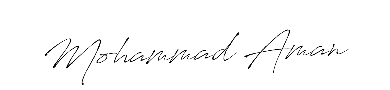 Also we have Mohammad Aman name is the best signature style. Create professional handwritten signature collection using Antro_Vectra autograph style. Mohammad Aman signature style 6 images and pictures png
