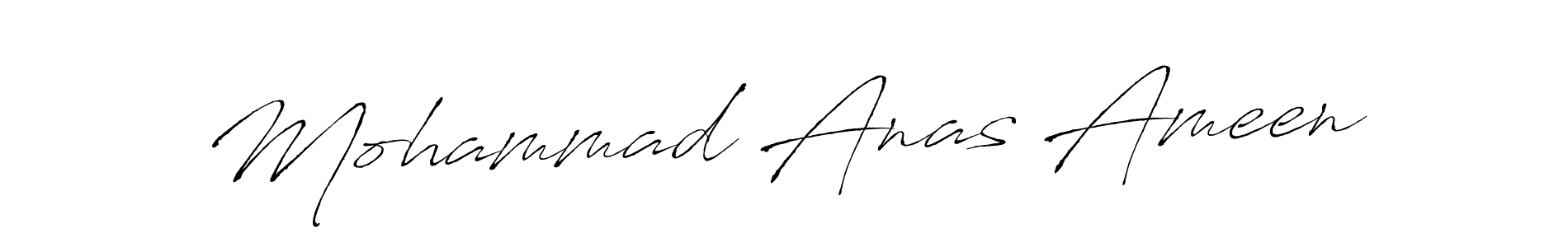 Antro_Vectra is a professional signature style that is perfect for those who want to add a touch of class to their signature. It is also a great choice for those who want to make their signature more unique. Get Mohammad Anas Ameen name to fancy signature for free. Mohammad Anas Ameen signature style 6 images and pictures png