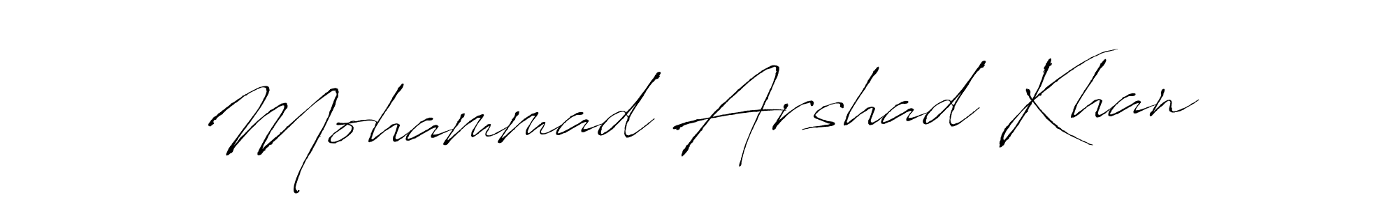 Use a signature maker to create a handwritten signature online. With this signature software, you can design (Antro_Vectra) your own signature for name Mohammad Arshad Khan. Mohammad Arshad Khan signature style 6 images and pictures png