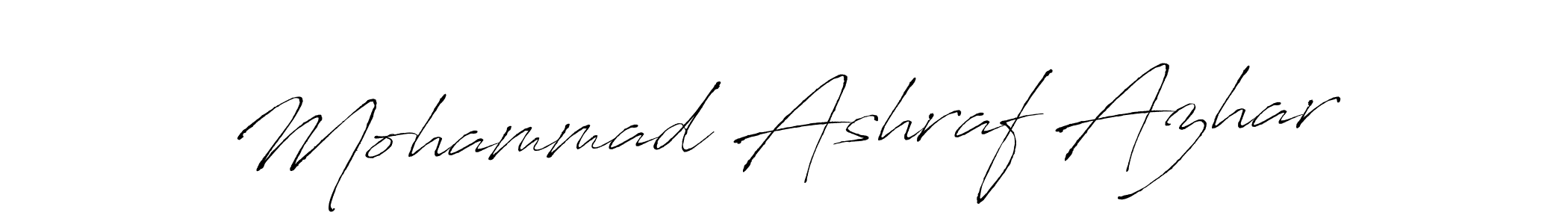 Make a beautiful signature design for name Mohammad Ashraf Azhar. Use this online signature maker to create a handwritten signature for free. Mohammad Ashraf Azhar signature style 6 images and pictures png