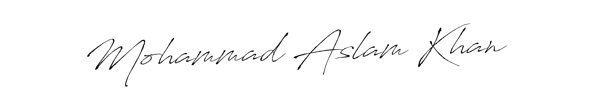 It looks lik you need a new signature style for name Mohammad Aslam Khan. Design unique handwritten (Antro_Vectra) signature with our free signature maker in just a few clicks. Mohammad Aslam Khan signature style 6 images and pictures png