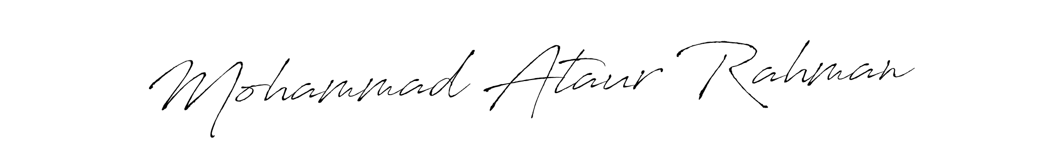 Create a beautiful signature design for name Mohammad Ataur Rahman. With this signature (Antro_Vectra) fonts, you can make a handwritten signature for free. Mohammad Ataur Rahman signature style 6 images and pictures png