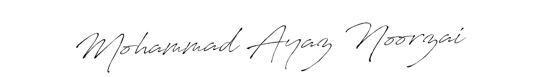 Make a short Mohammad Ayaz Noorzai signature style. Manage your documents anywhere anytime using Antro_Vectra. Create and add eSignatures, submit forms, share and send files easily. Mohammad Ayaz Noorzai signature style 6 images and pictures png