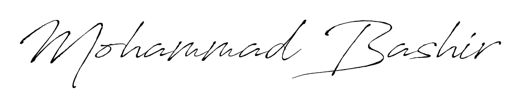 Antro_Vectra is a professional signature style that is perfect for those who want to add a touch of class to their signature. Get Mohammad Bashir name fancy signature for free. Mohammad Bashir signature style 6 images and pictures png