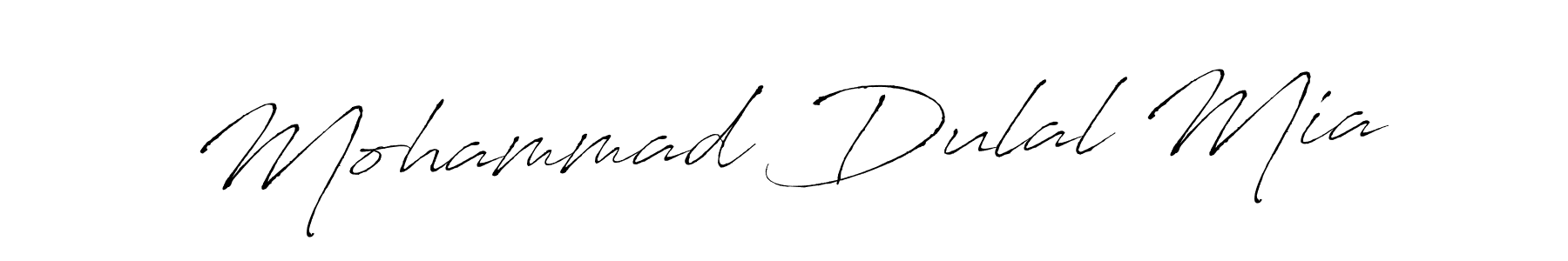 Design your own signature with our free online signature maker. With this signature software, you can create a handwritten (Antro_Vectra) signature for name Mohammad Dulal Mia. Mohammad Dulal Mia signature style 6 images and pictures png