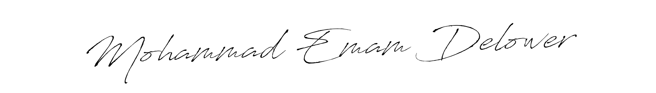 Similarly Antro_Vectra is the best handwritten signature design. Signature creator online .You can use it as an online autograph creator for name Mohammad Emam Delower. Mohammad Emam Delower signature style 6 images and pictures png