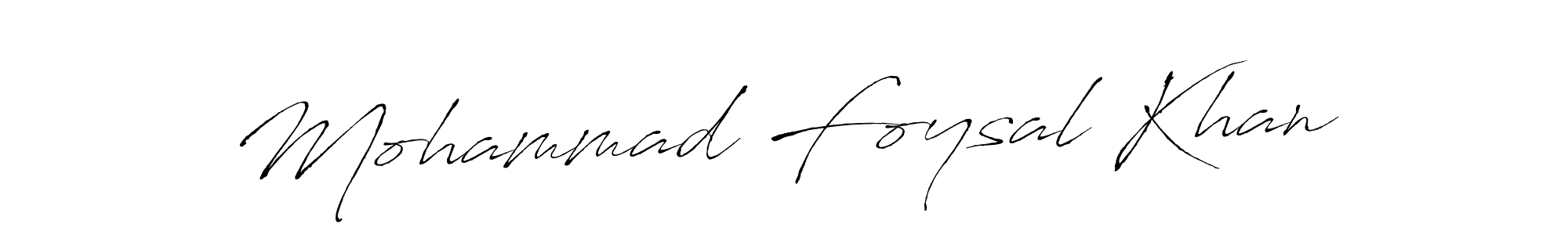 Mohammad Foysal Khan stylish signature style. Best Handwritten Sign (Antro_Vectra) for my name. Handwritten Signature Collection Ideas for my name Mohammad Foysal Khan. Mohammad Foysal Khan signature style 6 images and pictures png