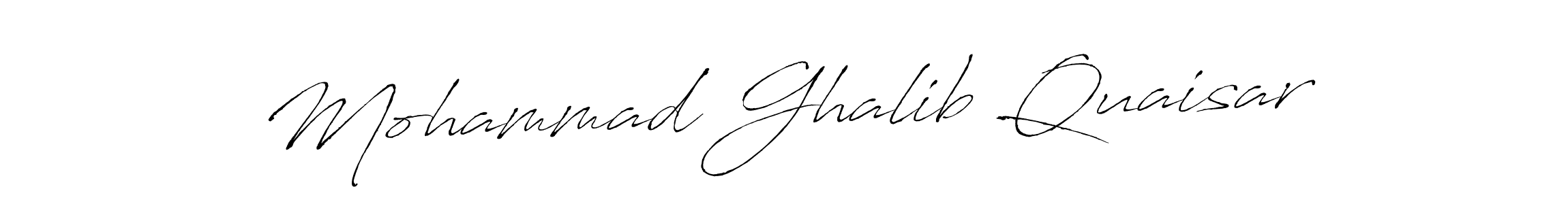 See photos of Mohammad Ghalib Quaisar official signature by Spectra . Check more albums & portfolios. Read reviews & check more about Antro_Vectra font. Mohammad Ghalib Quaisar signature style 6 images and pictures png