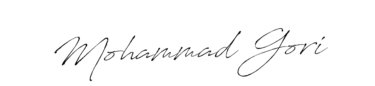 The best way (Antro_Vectra) to make a short signature is to pick only two or three words in your name. The name Mohammad Gori include a total of six letters. For converting this name. Mohammad Gori signature style 6 images and pictures png