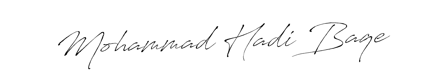 This is the best signature style for the Mohammad Hadi Baqe name. Also you like these signature font (Antro_Vectra). Mix name signature. Mohammad Hadi Baqe signature style 6 images and pictures png