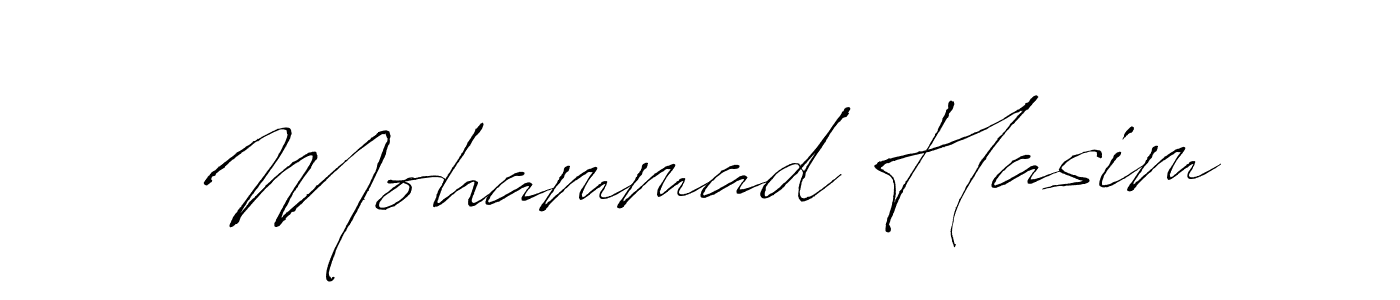 Design your own signature with our free online signature maker. With this signature software, you can create a handwritten (Antro_Vectra) signature for name Mohammad Hasim. Mohammad Hasim signature style 6 images and pictures png