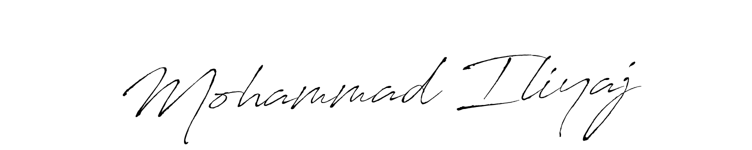 Use a signature maker to create a handwritten signature online. With this signature software, you can design (Antro_Vectra) your own signature for name Mohammad Iliyaj. Mohammad Iliyaj signature style 6 images and pictures png