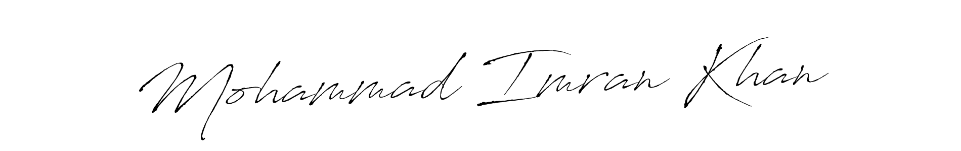 It looks lik you need a new signature style for name Mohammad Imran Khan. Design unique handwritten (Antro_Vectra) signature with our free signature maker in just a few clicks. Mohammad Imran Khan signature style 6 images and pictures png