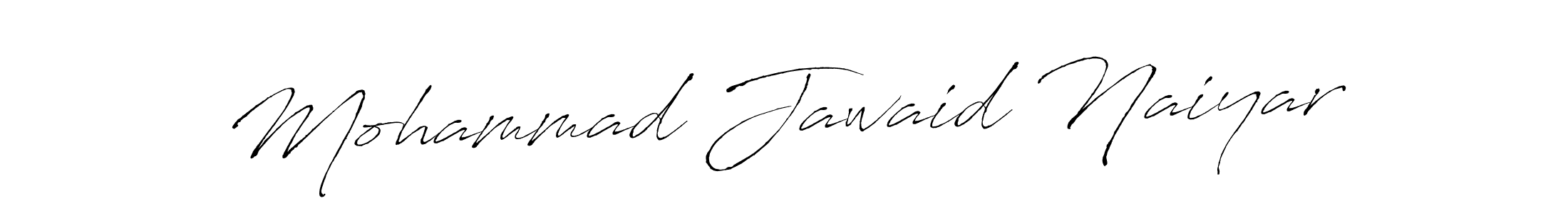 How to make Mohammad Jawaid Naiyar signature? Antro_Vectra is a professional autograph style. Create handwritten signature for Mohammad Jawaid Naiyar name. Mohammad Jawaid Naiyar signature style 6 images and pictures png