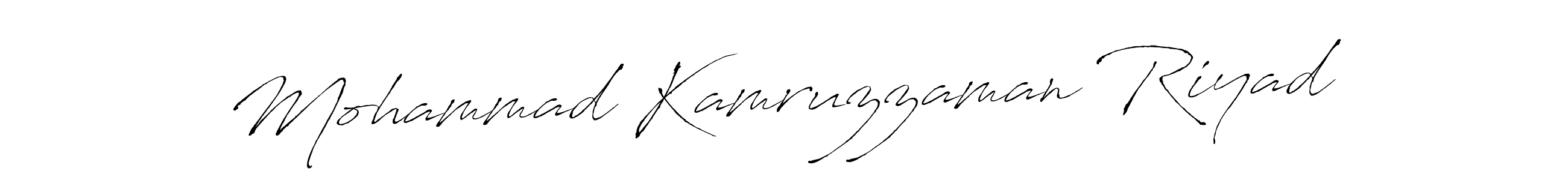Design your own signature with our free online signature maker. With this signature software, you can create a handwritten (Antro_Vectra) signature for name Mohammad Kamruzzaman Riyad. Mohammad Kamruzzaman Riyad signature style 6 images and pictures png