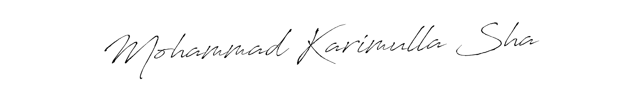 How to Draw Mohammad Karimulla Sha signature style? Antro_Vectra is a latest design signature styles for name Mohammad Karimulla Sha. Mohammad Karimulla Sha signature style 6 images and pictures png