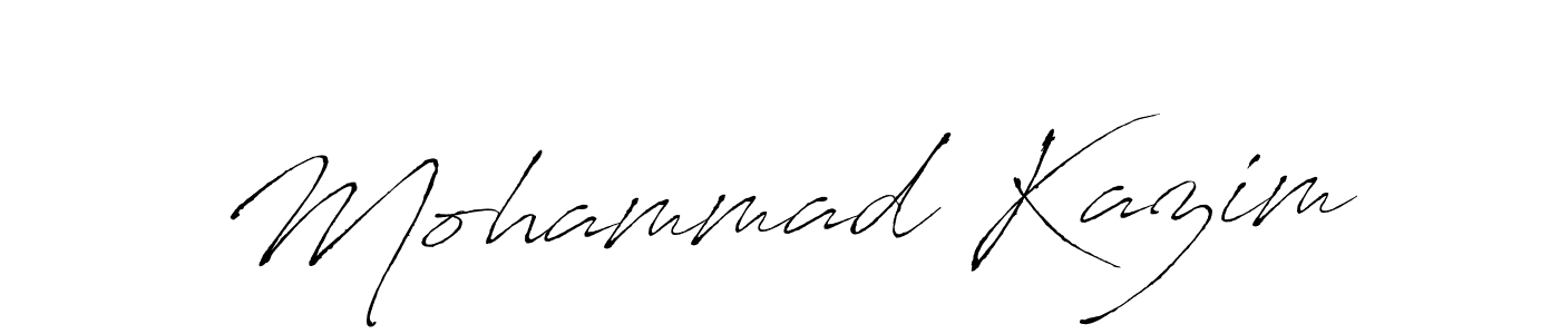 Design your own signature with our free online signature maker. With this signature software, you can create a handwritten (Antro_Vectra) signature for name Mohammad Kazim. Mohammad Kazim signature style 6 images and pictures png