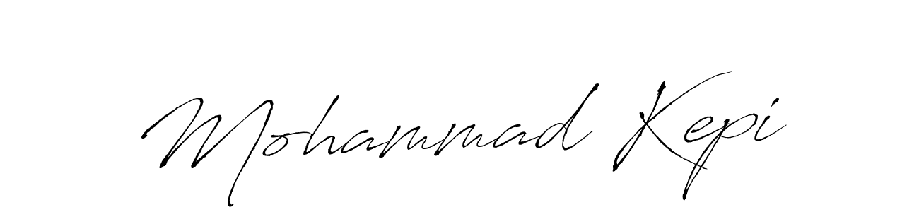 Also we have Mohammad Kepi name is the best signature style. Create professional handwritten signature collection using Antro_Vectra autograph style. Mohammad Kepi signature style 6 images and pictures png