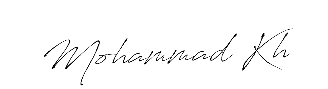 This is the best signature style for the Mohammad Kh name. Also you like these signature font (Antro_Vectra). Mix name signature. Mohammad Kh signature style 6 images and pictures png