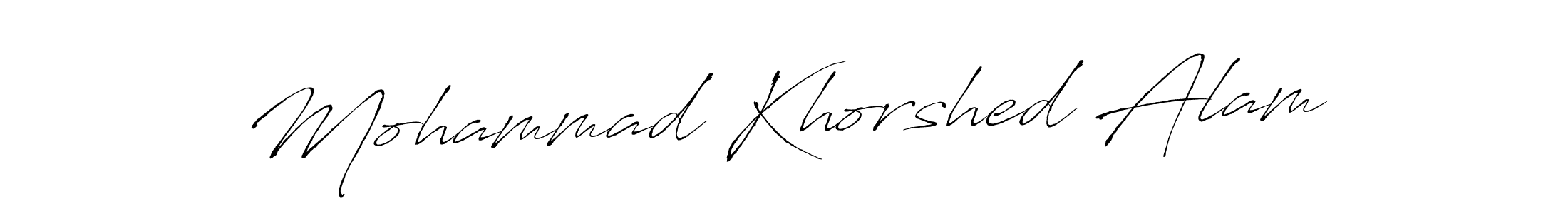 Similarly Antro_Vectra is the best handwritten signature design. Signature creator online .You can use it as an online autograph creator for name Mohammad Khorshed Alam. Mohammad Khorshed Alam signature style 6 images and pictures png