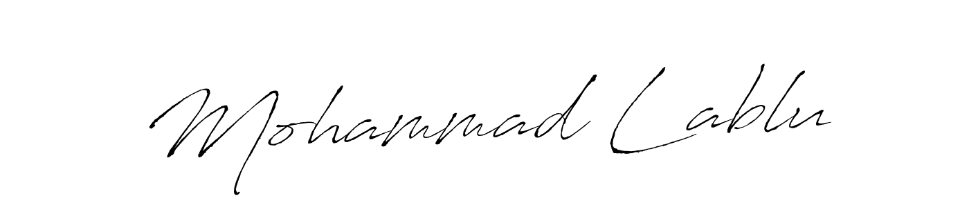 Once you've used our free online signature maker to create your best signature Antro_Vectra style, it's time to enjoy all of the benefits that Mohammad Lablu name signing documents. Mohammad Lablu signature style 6 images and pictures png