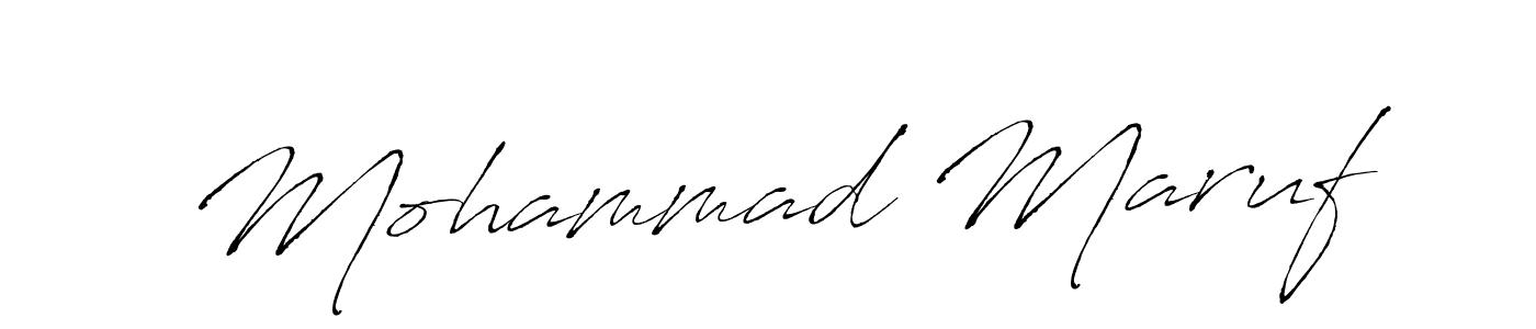 Antro_Vectra is a professional signature style that is perfect for those who want to add a touch of class to their signature. It is also a great choice for those who want to make their signature more unique. Get Mohammad Maruf name to fancy signature for free. Mohammad Maruf signature style 6 images and pictures png