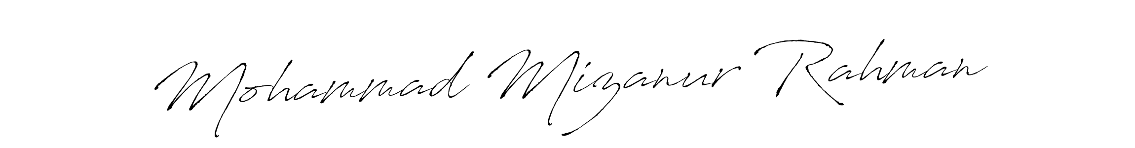How to make Mohammad Mizanur Rahman signature? Antro_Vectra is a professional autograph style. Create handwritten signature for Mohammad Mizanur Rahman name. Mohammad Mizanur Rahman signature style 6 images and pictures png