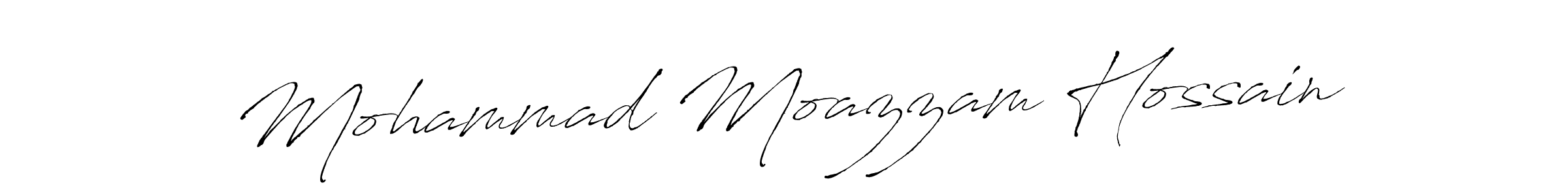 Create a beautiful signature design for name Mohammad Moazzam Hossain. With this signature (Antro_Vectra) fonts, you can make a handwritten signature for free. Mohammad Moazzam Hossain signature style 6 images and pictures png
