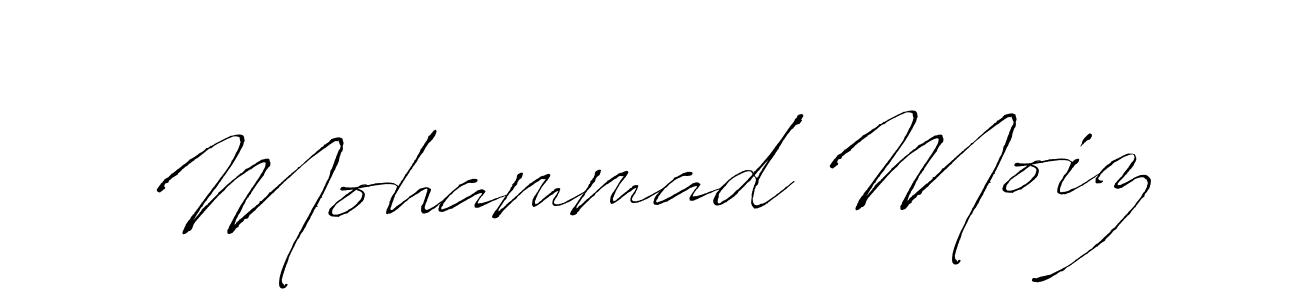 Also we have Mohammad Moiz name is the best signature style. Create professional handwritten signature collection using Antro_Vectra autograph style. Mohammad Moiz signature style 6 images and pictures png