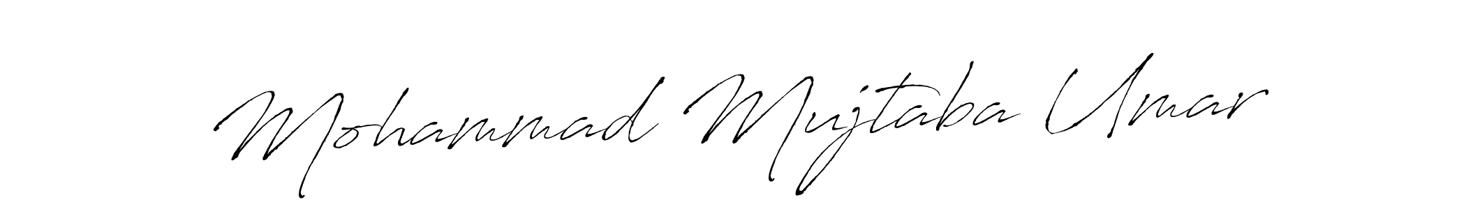 Mohammad Mujtaba Umar stylish signature style. Best Handwritten Sign (Antro_Vectra) for my name. Handwritten Signature Collection Ideas for my name Mohammad Mujtaba Umar. Mohammad Mujtaba Umar signature style 6 images and pictures png
