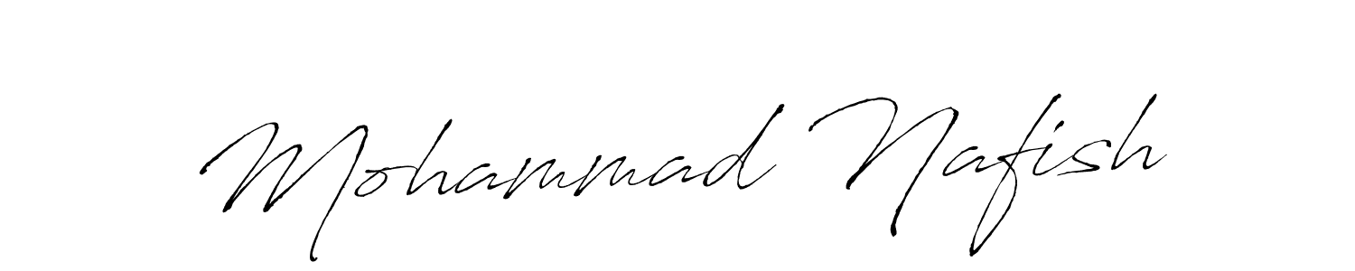 Design your own signature with our free online signature maker. With this signature software, you can create a handwritten (Antro_Vectra) signature for name Mohammad Nafish. Mohammad Nafish signature style 6 images and pictures png