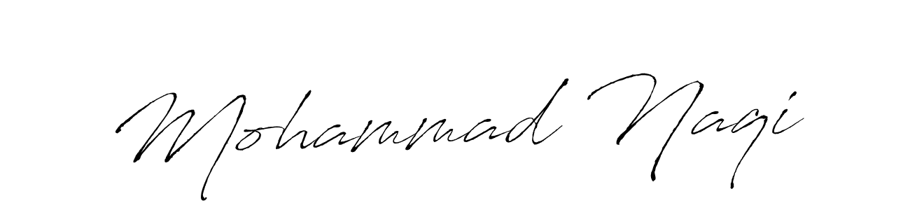 Create a beautiful signature design for name Mohammad Naqi. With this signature (Antro_Vectra) fonts, you can make a handwritten signature for free. Mohammad Naqi signature style 6 images and pictures png